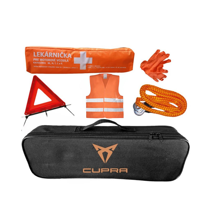Taška s povinnou výbavou - Cupra - černá