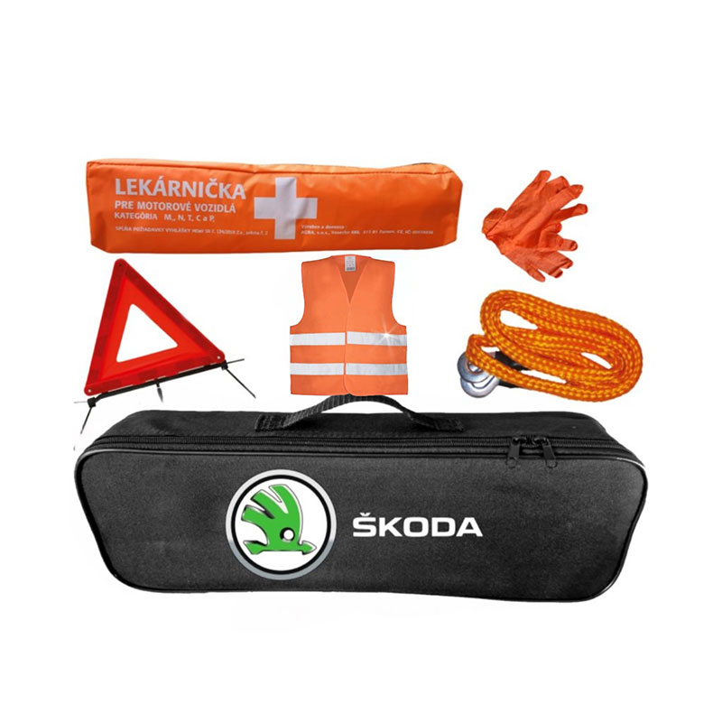 Taška s povinnou výbavou - Škoda - černá