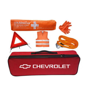 Taška s povinnou výbavou – Chevrolet – červená