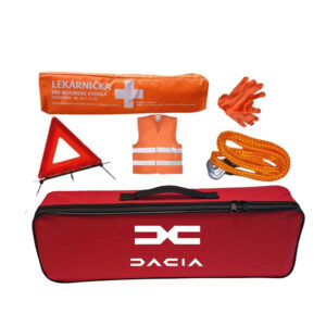 Taška s povinnou výbavou – Dacia – červená