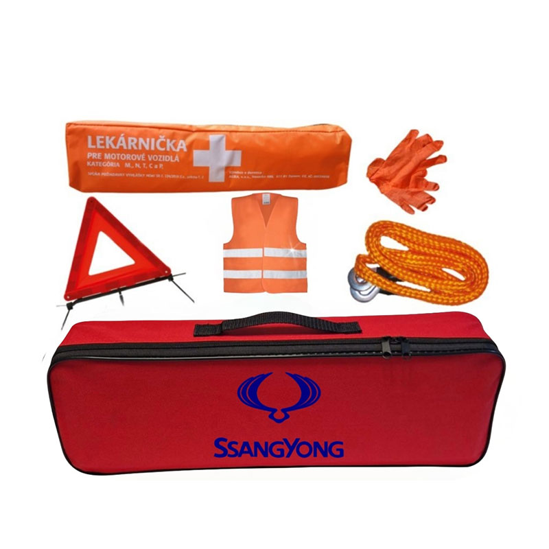 Taška s povinnou výbavou - Ssangyong - červená