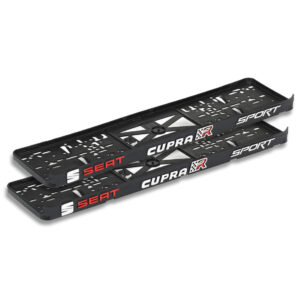 3D Podložka pod SPZ SEAT CUPRA (2ks)