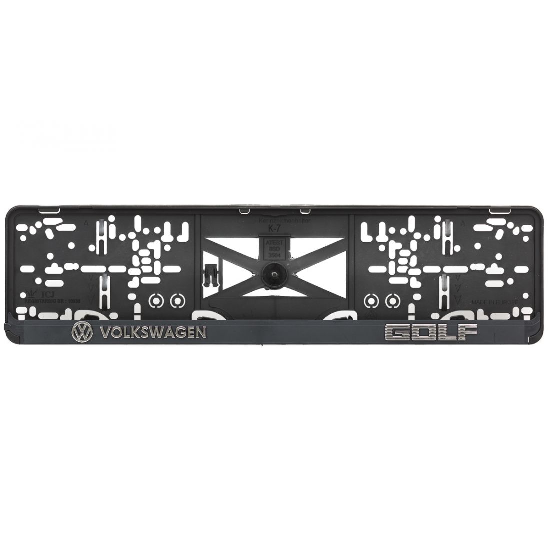 3D Podložka pod SPZ VW GOLF (2ks) - Obrázek 3