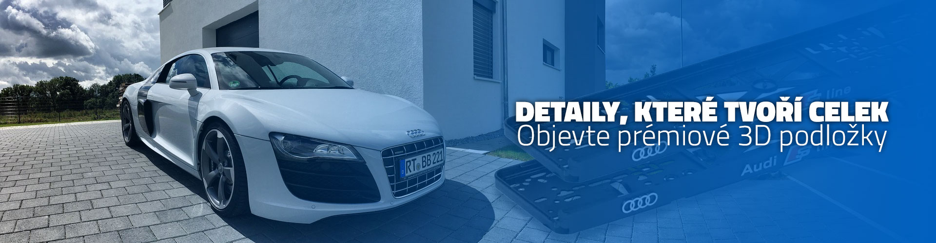 3D podložka pod SPZ
