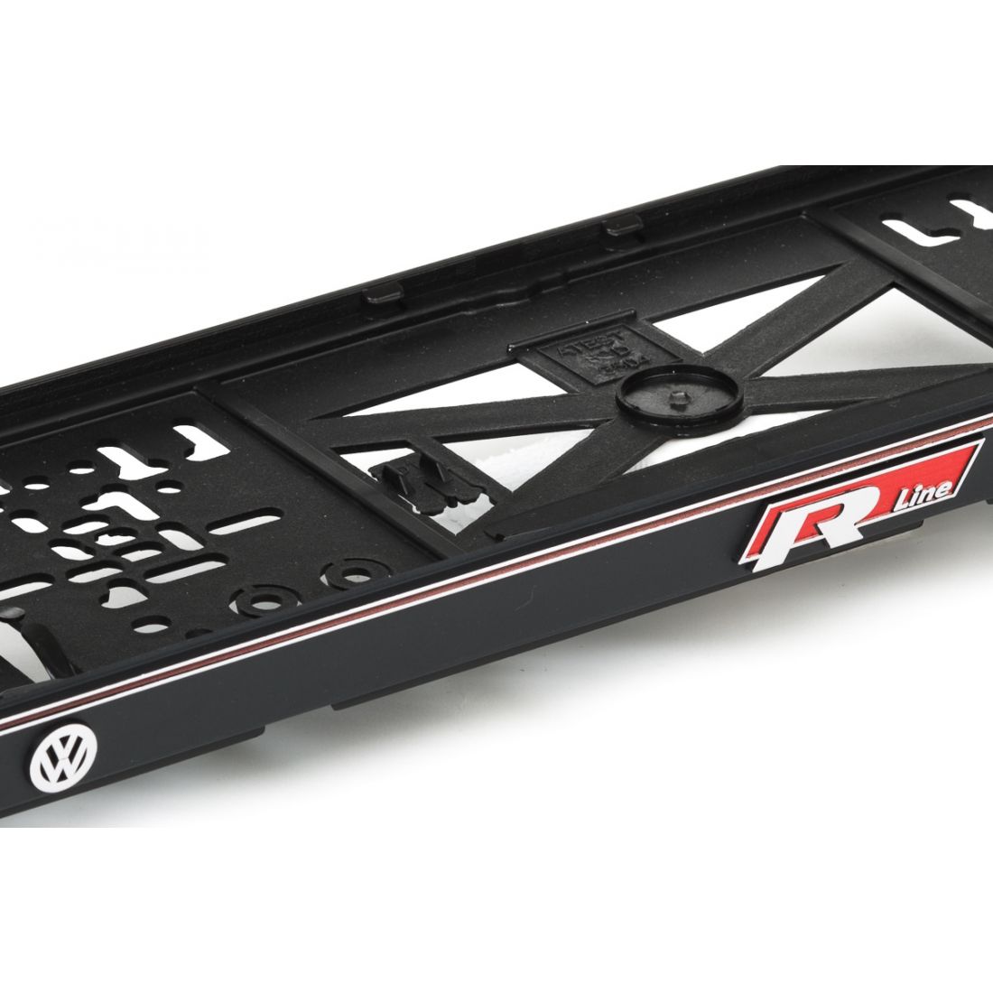 3D Podložka pod SPZ VW R LINE červena (2ks) - Obrázek 2